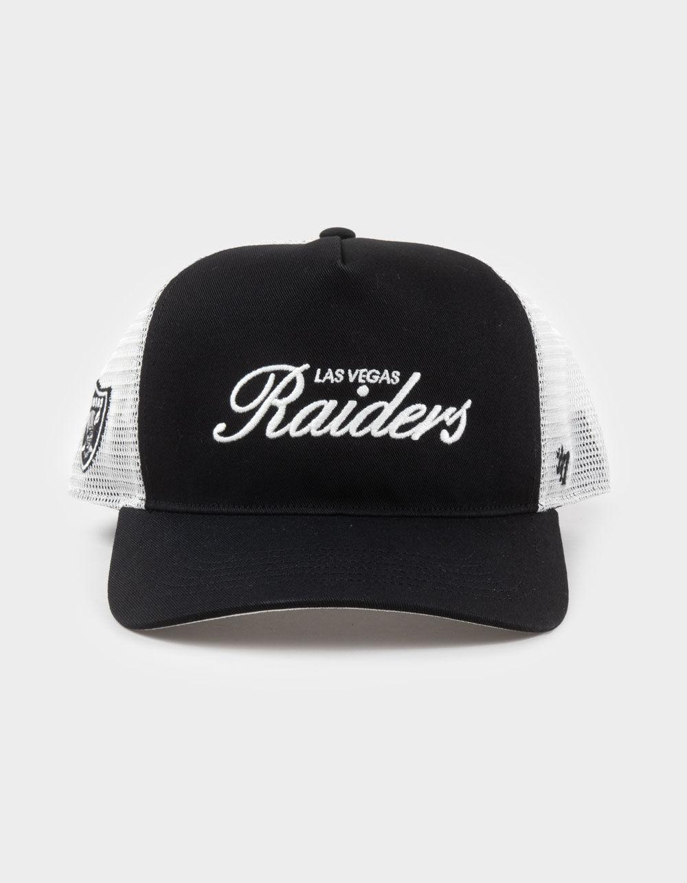 47 BRAND Las Vegas Raiders Foundational '47 Hitch Trucker Hat - BLK/WHT Product Image