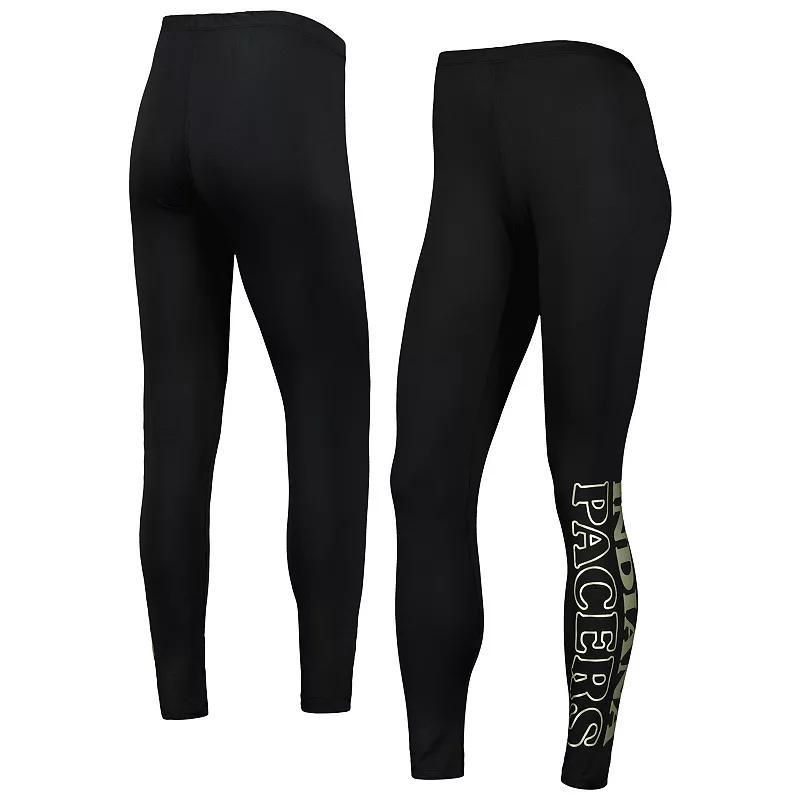 Women's G-III 4Her by Carl Banks Black Charlotte Hornets Stadium Leggings, Size: Medium, Chr Black Product Image