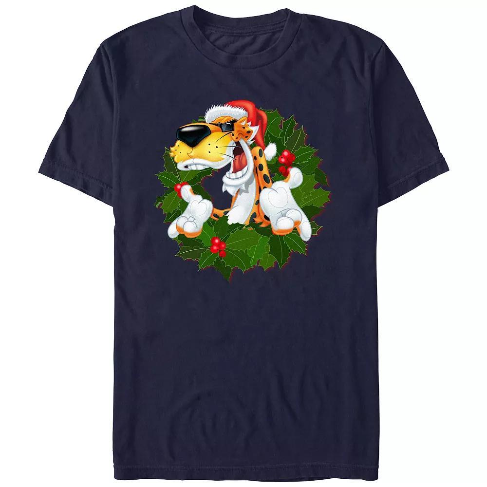 Men's Cheetos Christmas Chester Graphic Tee, Size: Large, Blue Product Image