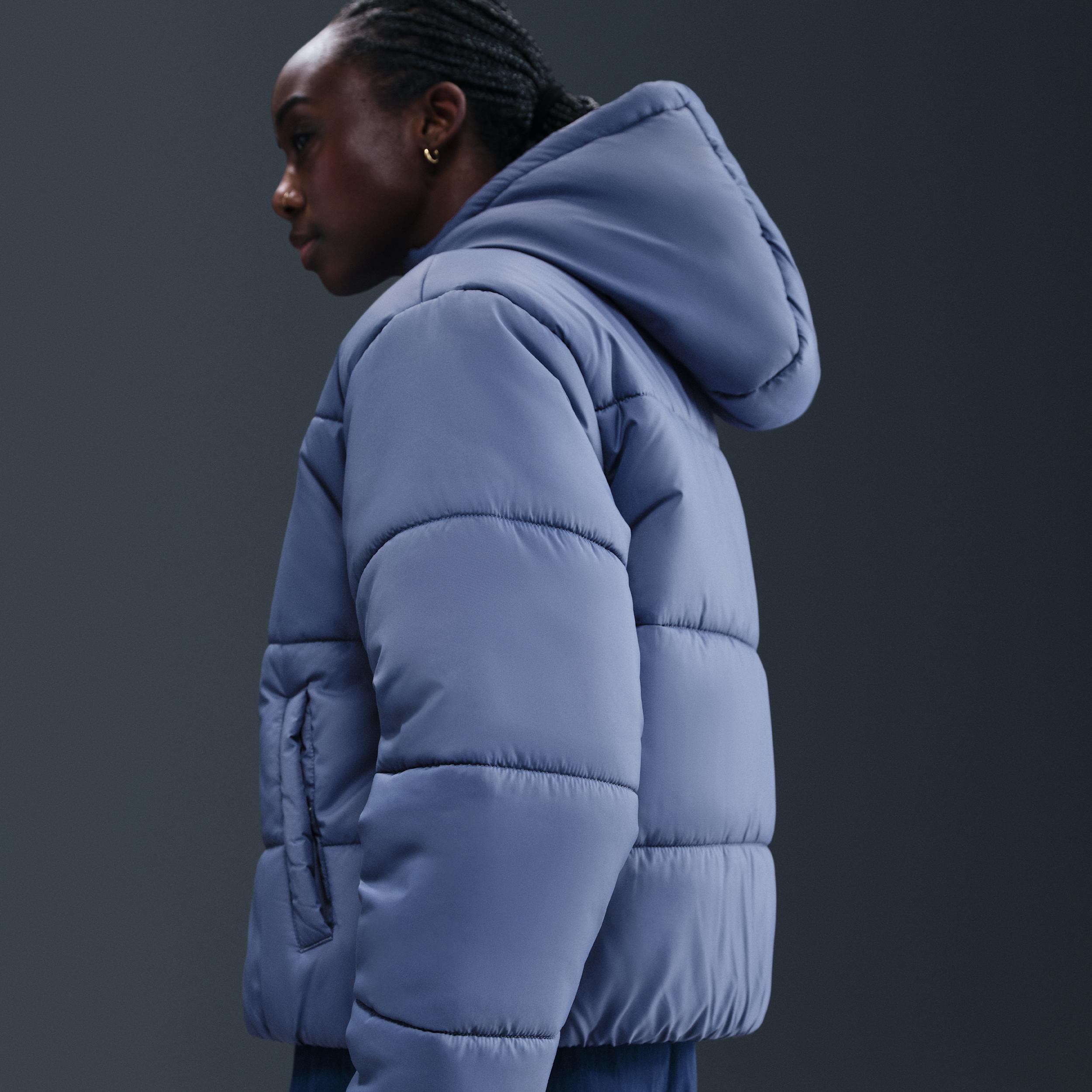 Women's Nike Sportswear Classic Puffer Therma-FIT Loose Hooded Jacket Product Image
