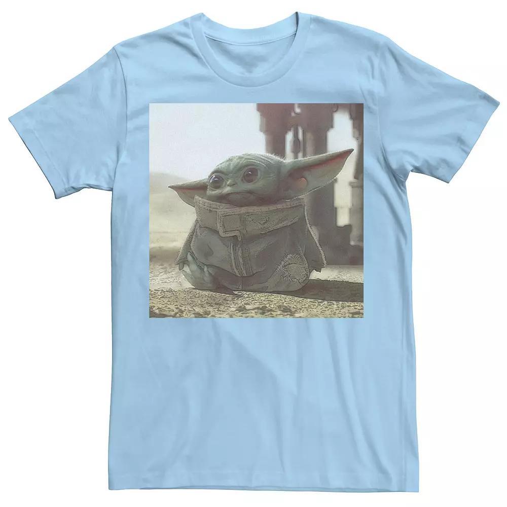 Men's Star Wars The Mandalorian The Child aka Baby Yoda Poster Tee, Size: 3XL, White Product Image