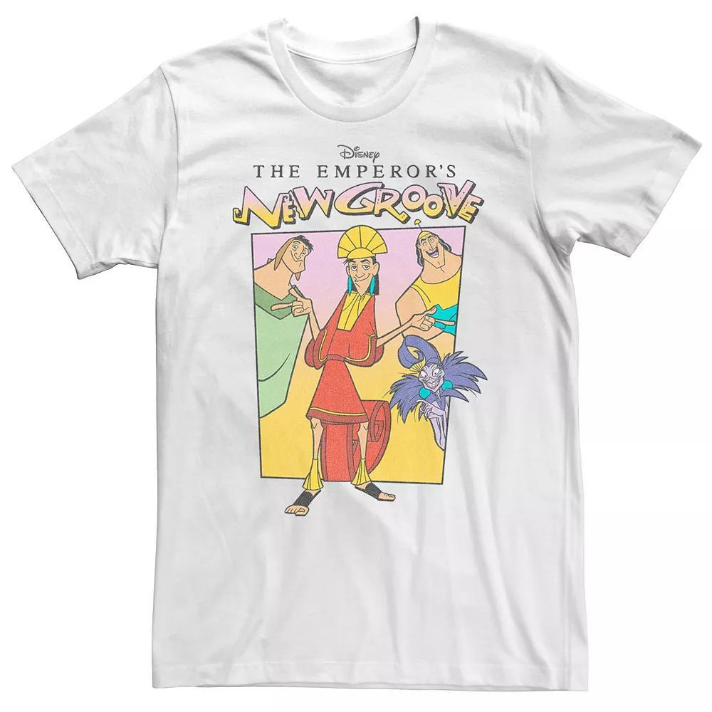 Disney's The Emperor's New Groove Big & Tall Poster Cast Graphic Tee, Men's, Size: 3XL Tall, White Product Image