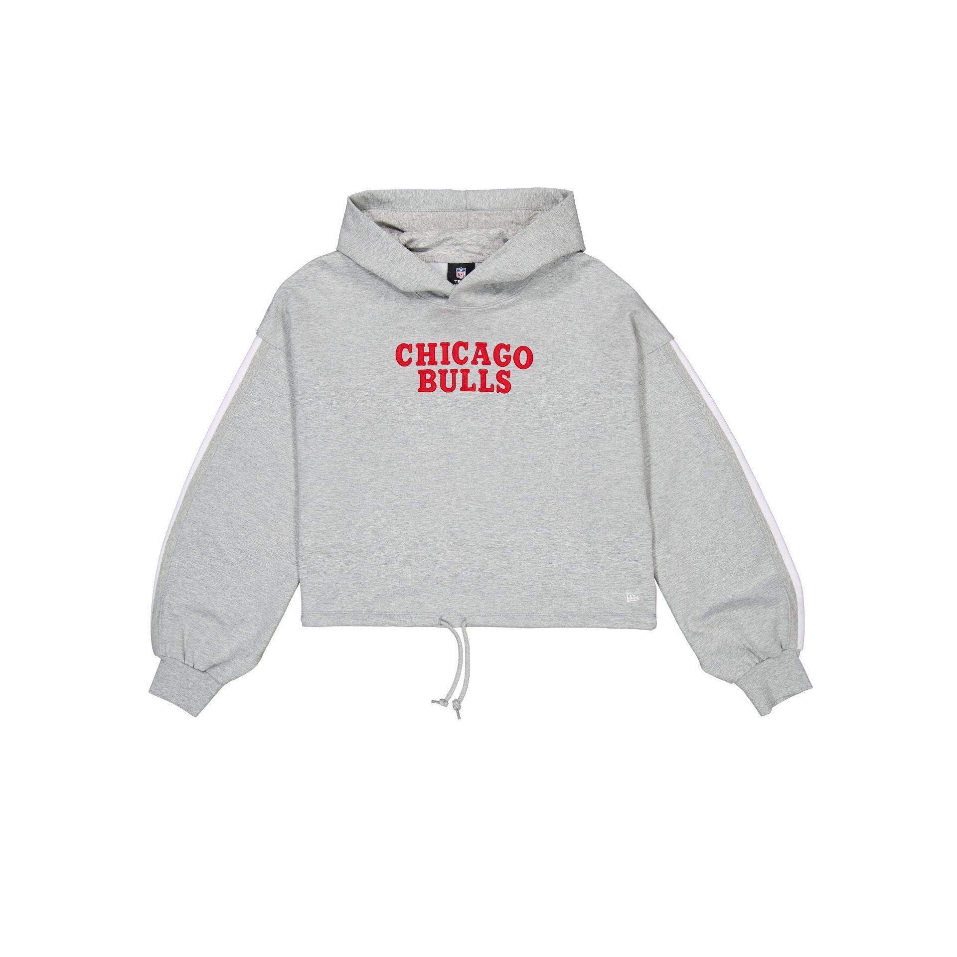 Chicago Bulls Gray Logo Select Women's Hoodie Product Image