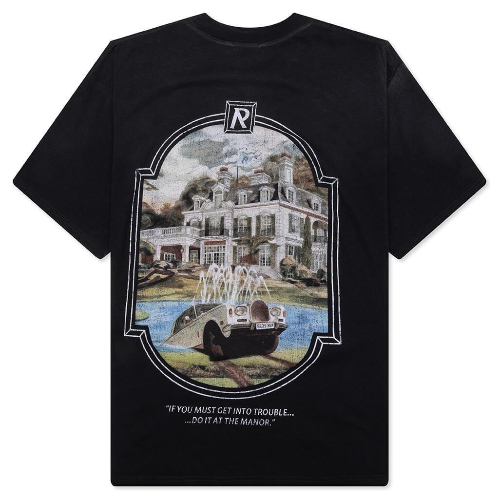 Revere Manor T-Shirt - Stained Black Male Product Image