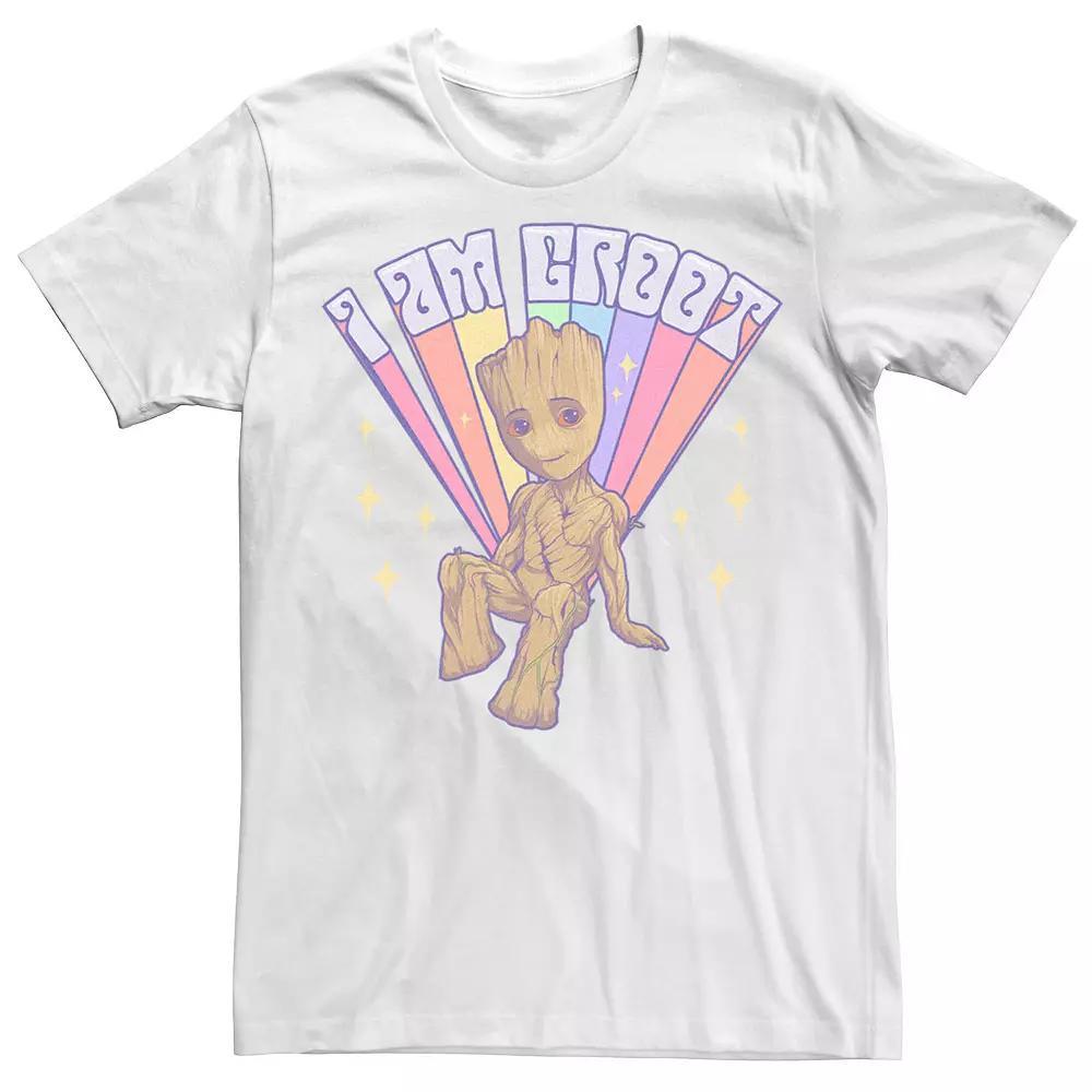 Men's Marvel Guardian Of The Galaxy I Am Groot Prideful Young Groot Tee, Size: Large, White Product Image