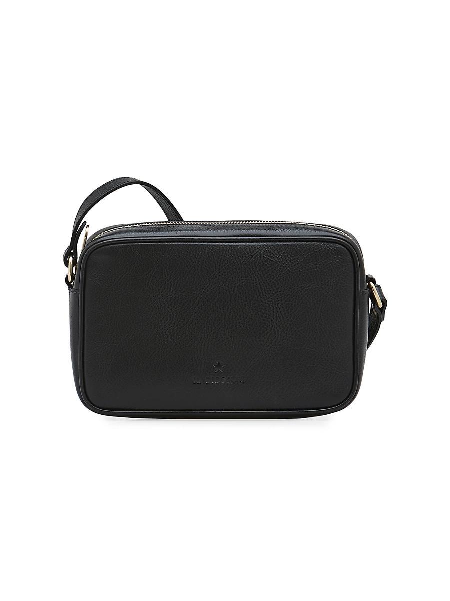 Oliveta Vacchetta Leather Camera Crossbody Bag Product Image