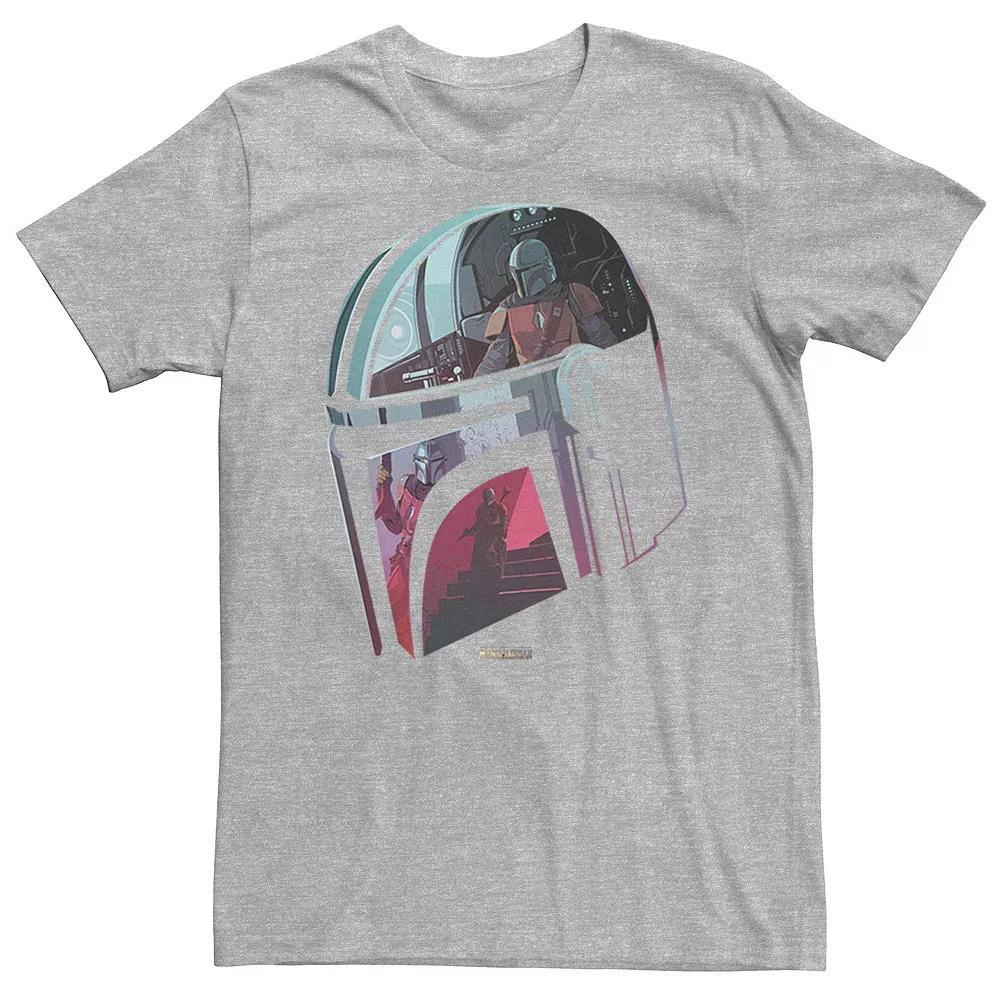 Mens Star Wars: The Mandalorian Helmet Reflection Tee Product Image