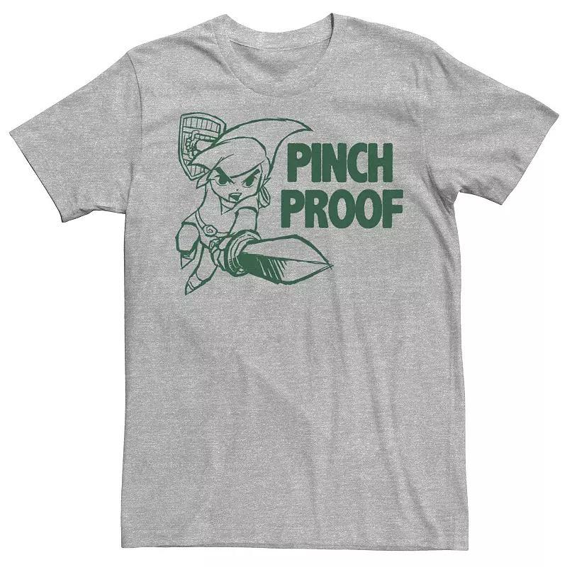Men's Nintendo Zelda Skill St. Patricks Tee, Size: XL, Athletic Grey Product Image