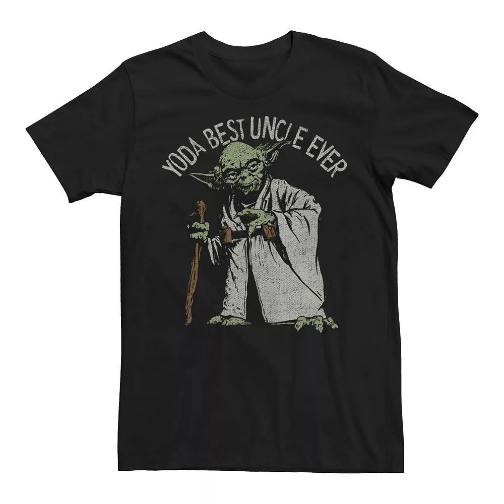 Men's Star Wars Yoda Best Uncle Ever Graphic Tee, Size: XL, Black Product Image