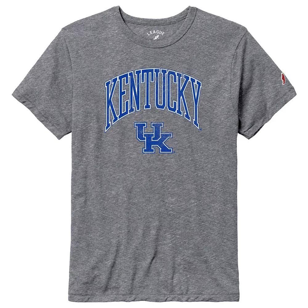 Men's League Collegiate Wear Heather Gray Kentucky Wildcats Tall Arch Victory Falls Tri-Blend T-Shirt, Size: 2XL, Grey Product Image
