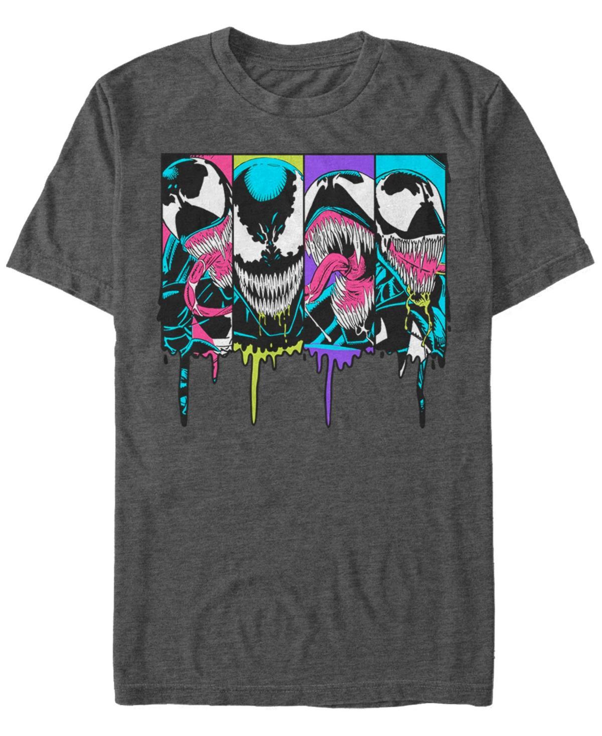 Men's Marvel Comics Neon Venom Tee, Size: Medium, Grey Heather Product Image