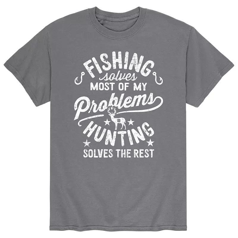 Mens Fishing Solves My Problems Tee Product Image
