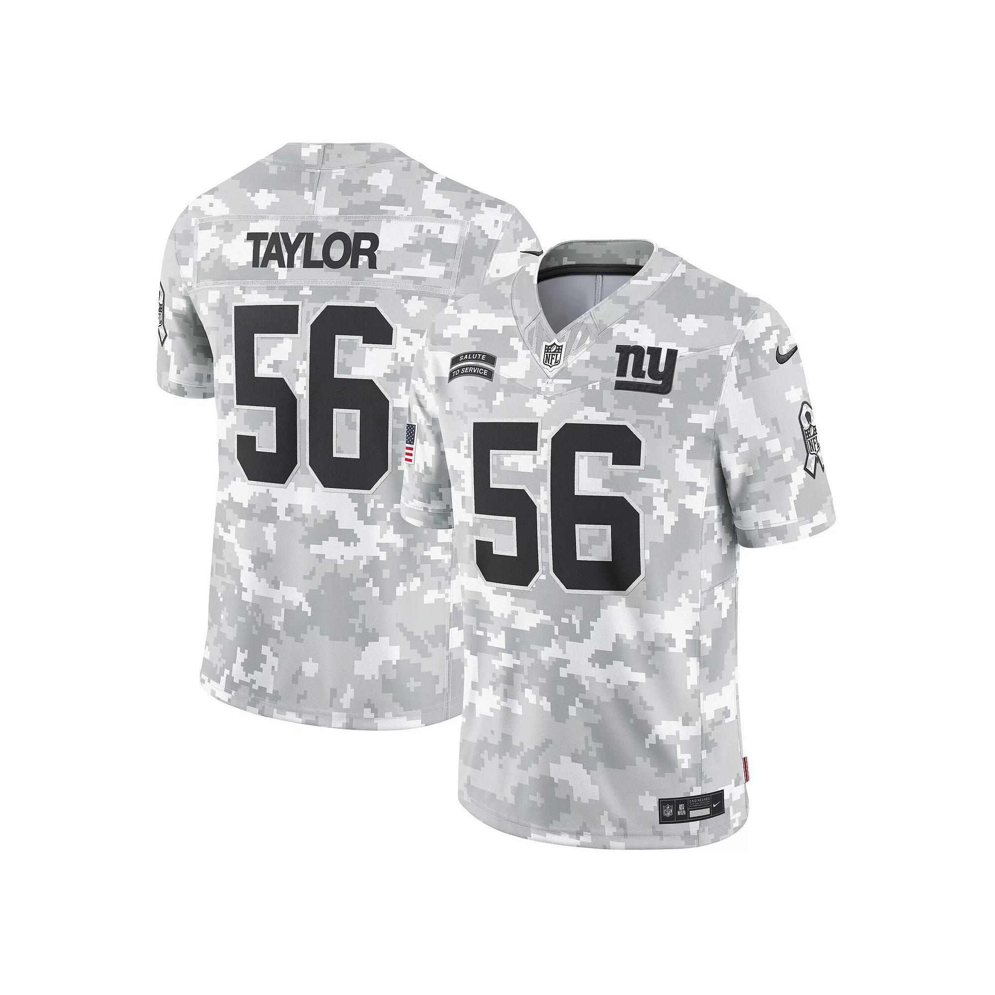 Men's Nike Lawrence Taylor Arctic Camo New York Giants 2024 Salute to Service Retired Player Limited Jersey, Size: Large, Team Product Image