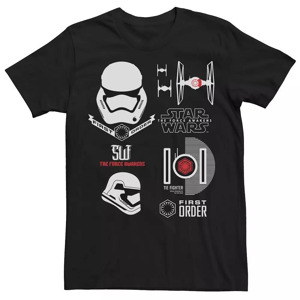 Men's Star Wars Force Awakens First Order Trooper Tee, Size: Medium, Black Product Image