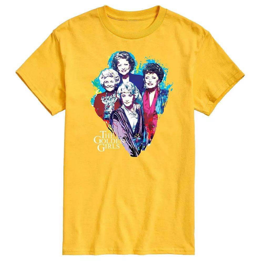 Mens Golden Girls Paint Splatter Group Tee Product Image