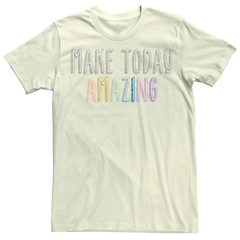 Men's Fifth Sun "Make Today Amazing" Doodle Tee, Size: Small, White Product Image