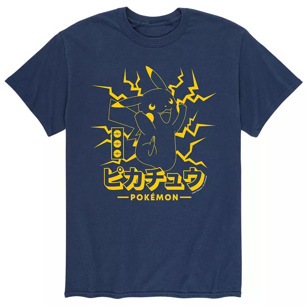 Mens Pokemon Pika Lighting Tee Product Image