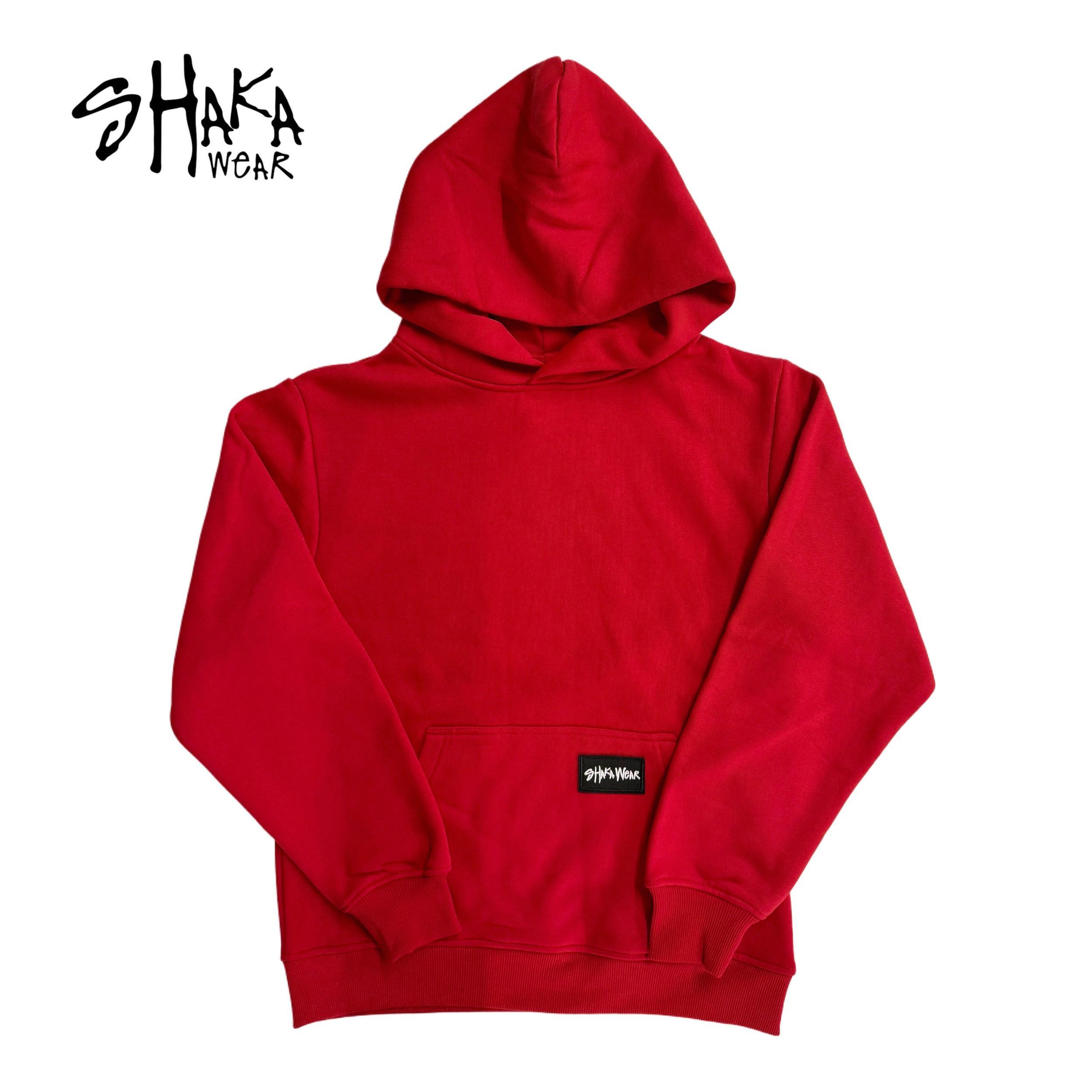 Shaka Wear Super Heavyweight Hoodie - Red Male Product Image
