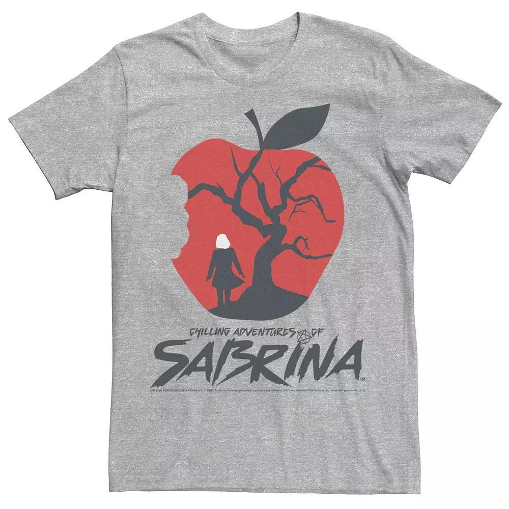 Men's The Chilling Adventures Of Sabrina Apple Tree Tee, Size: Medium, Athletic Grey Product Image