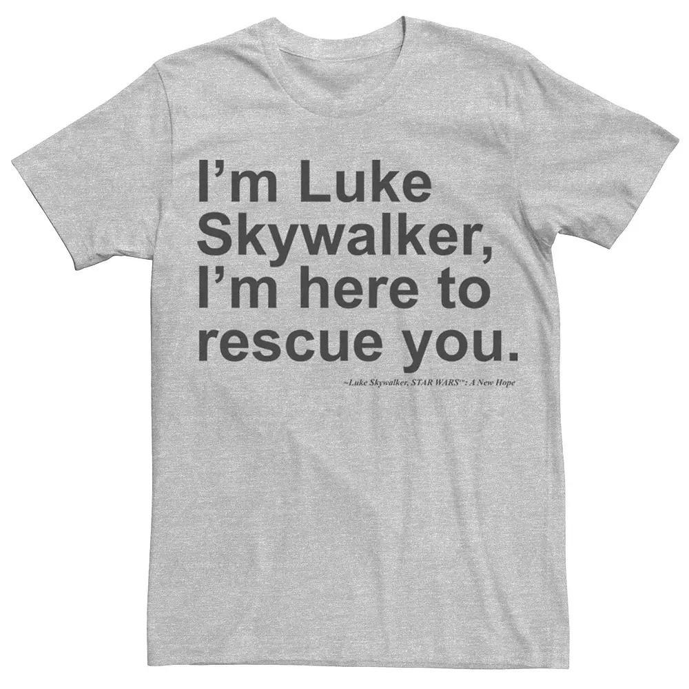 Men's Star Wars Graphic Tee, Size: Medium, Athletic Grey Product Image