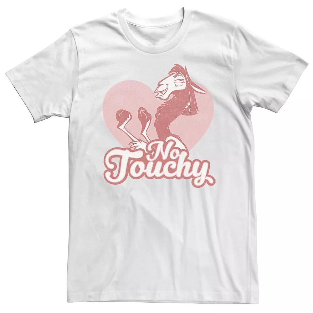 Men's The Emperor's New Groove Kuzco No Touchy Tee, Size: XL, White Product Image