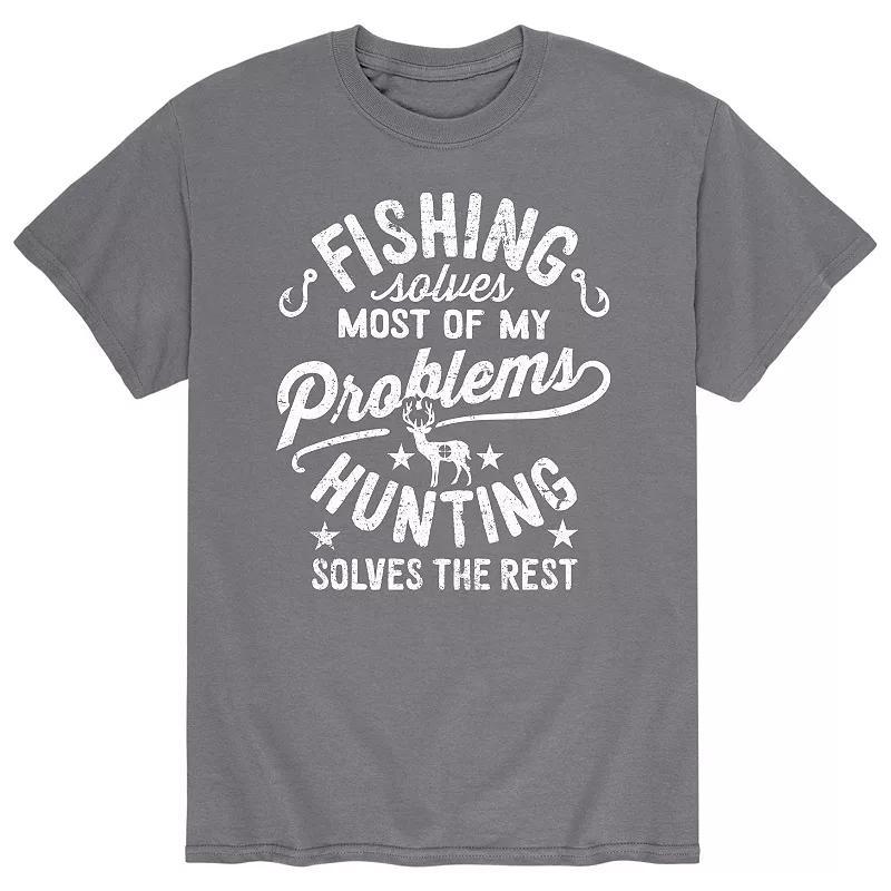 Mens Fishing Solves My Problems Tee Product Image