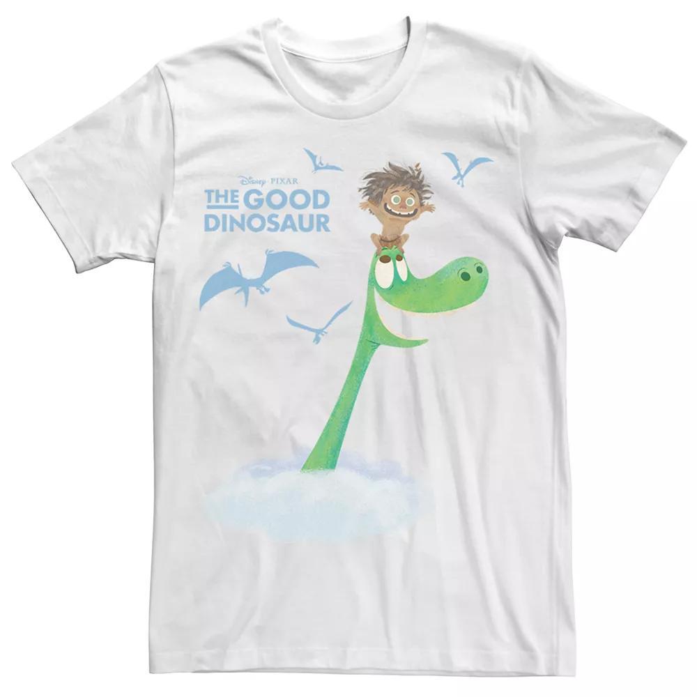 Men's Disney's Good Dinosaur Vintage In The Clouds Tee, Size: XXL, White Product Image
