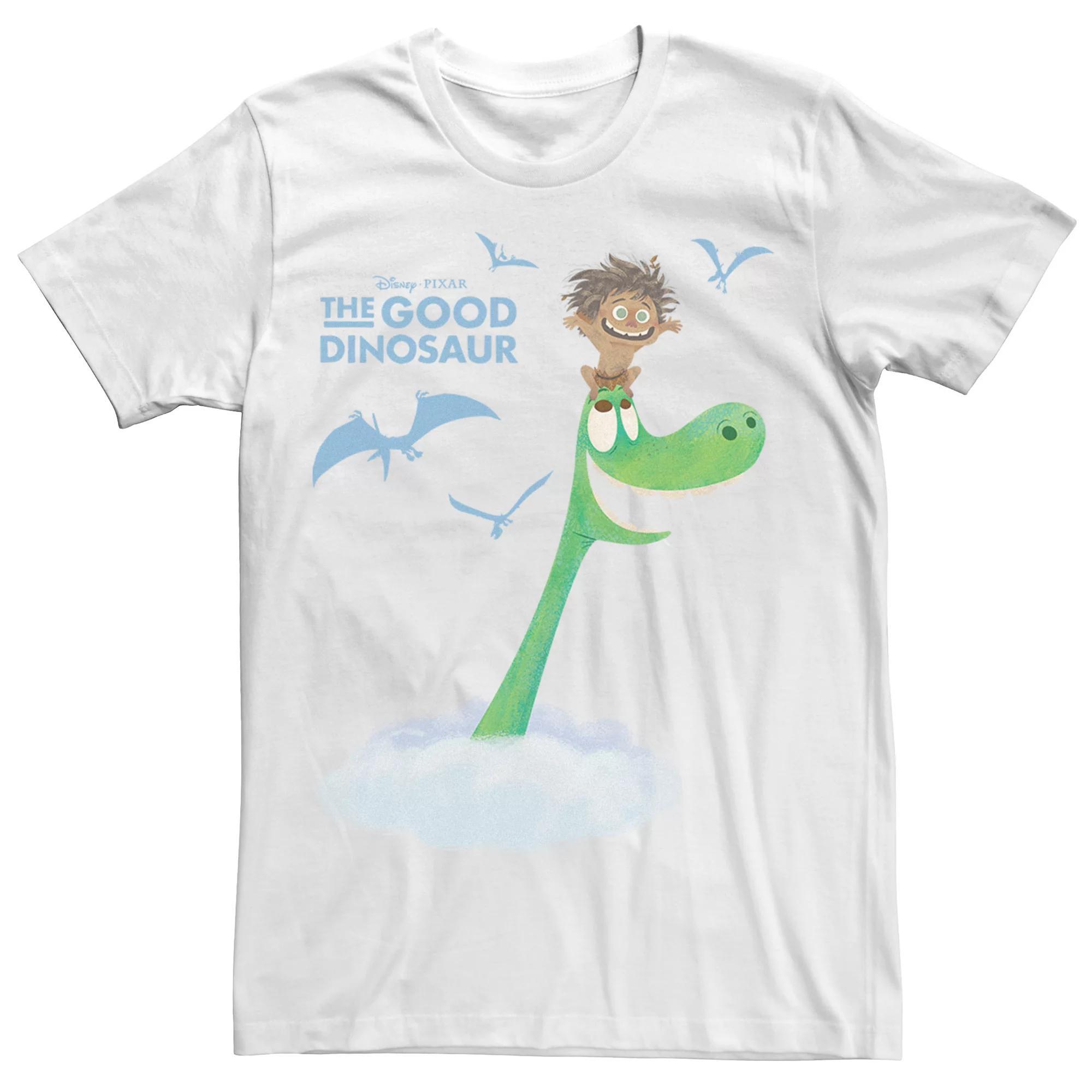 Men's Disney's Good Dinosaur Vintage In The Clouds Tee, Size: XXL, White Product Image