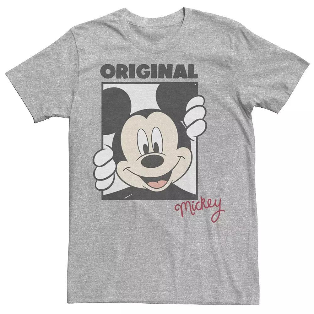 Disney's Mickey Mouse Original Mickey Men's Graphic Tee, Size: XXL, Athletic Grey Product Image