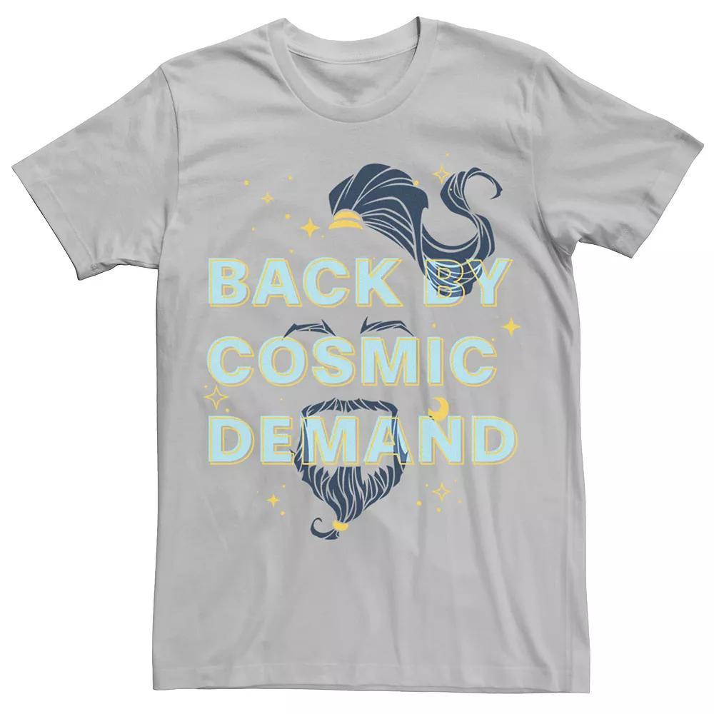 Disney's Aladdin Men's Genie "Back By Cosmic Demand" Graphic Tee, Size: 3XL, Silver Product Image