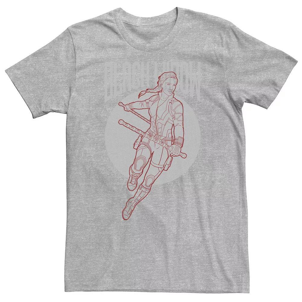 Big & Tall Marvel Hulk Father's Day Strong Dad Tee, Men's, Size: 3XL Tall, Grey Heather Product Image