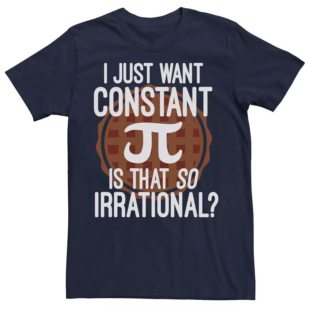 Men's Constant Pi Tee, Size: Large, Blue Product Image