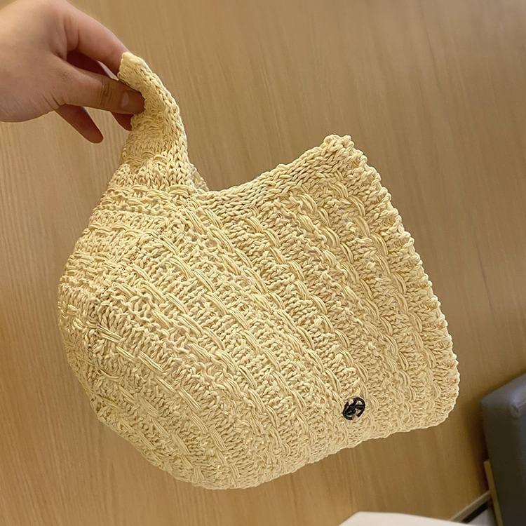 Straw Cloche Hat Product Image