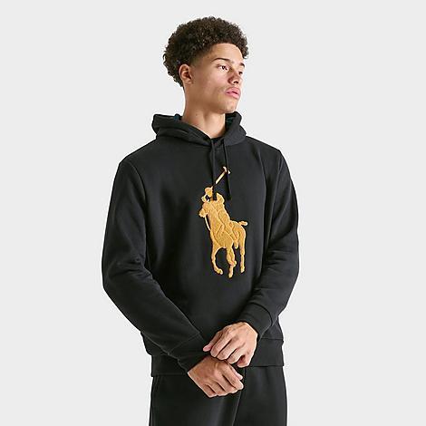 Mens Big Pony Fleece Hoodie Product Image