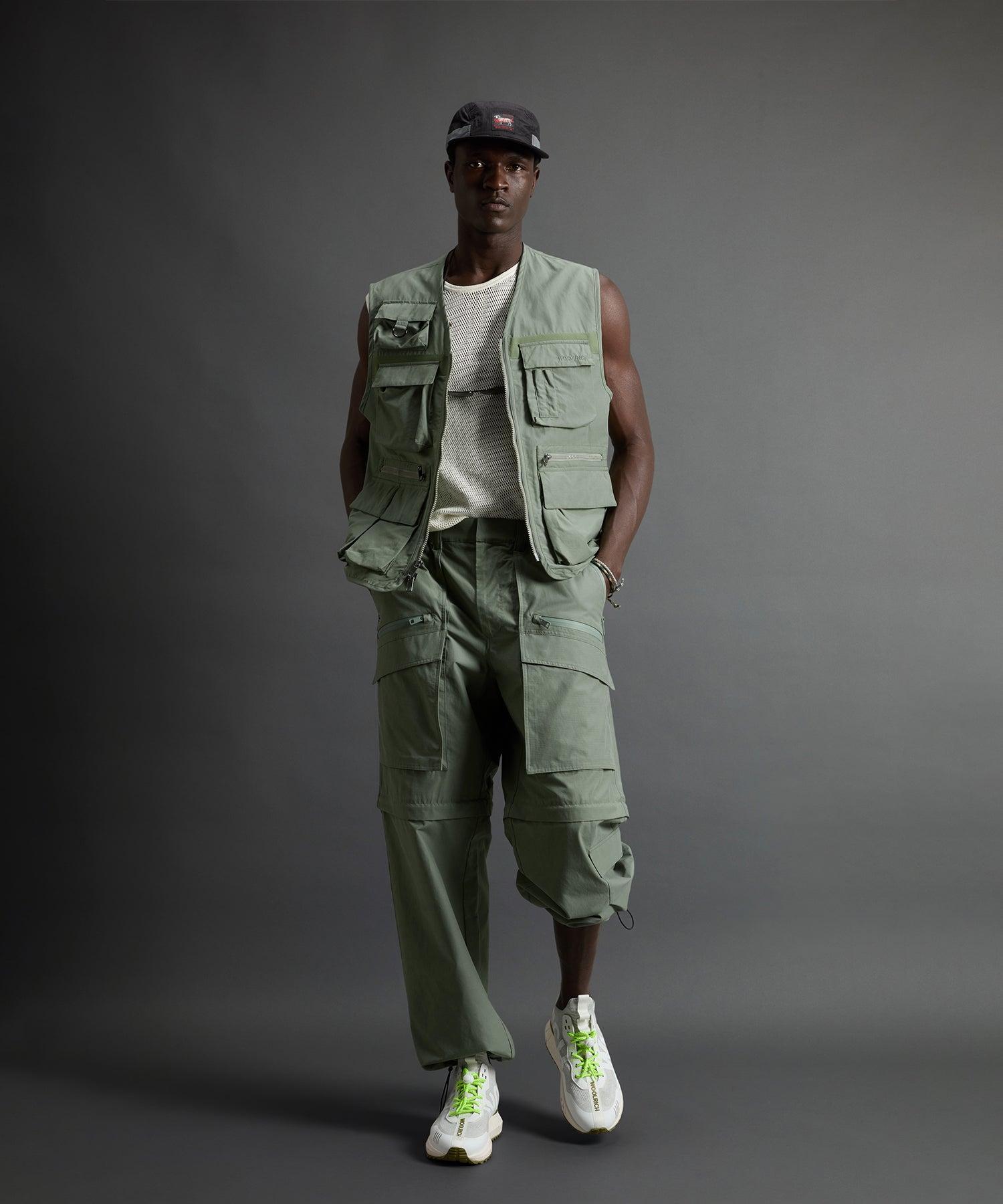 Todd Snyder x Woolrich Fishing Jacket in Sage Product Image