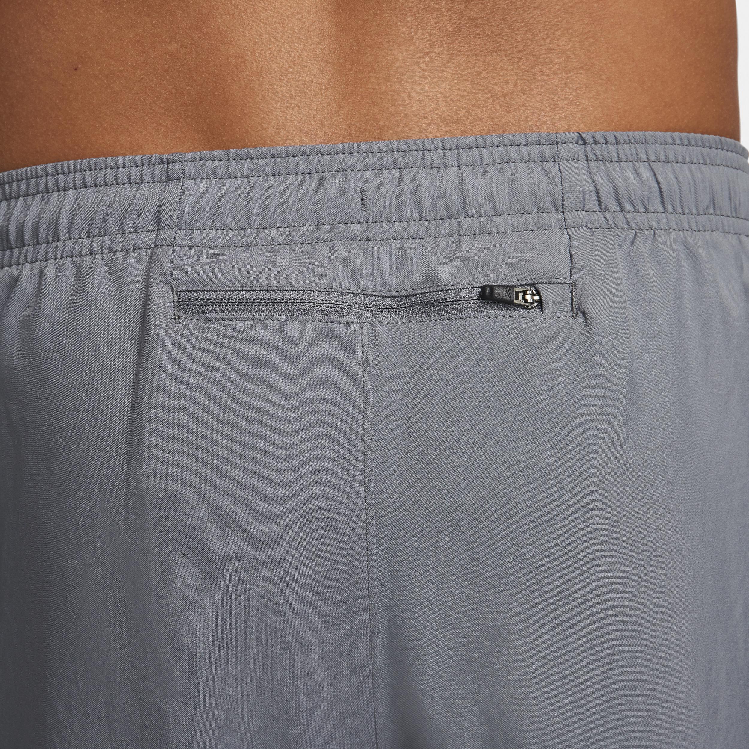 Nike Men's Challenger Dri-FIT Woven Running Pants in Grey/Smoke Grey Size Medium Polyester Product Image