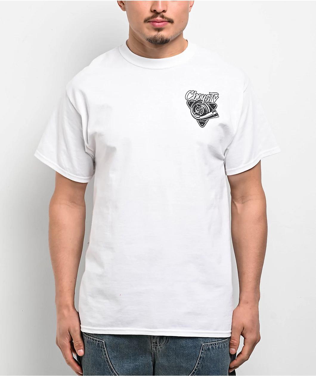 CboysTV Need Money For Car Parts White T-Shirt Product Image