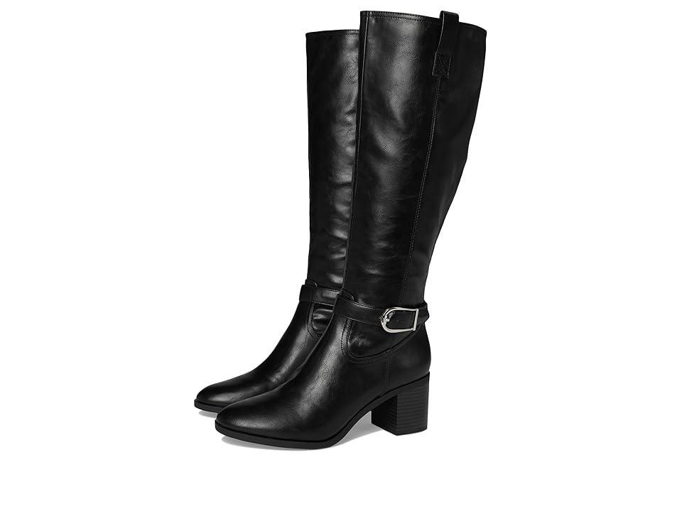 LifeStride Legend Women's Tall Heeled Riding Boots in Regular and Wide Calf, Size: 11 Wc, Black Product Image