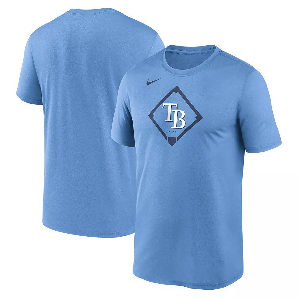 Men's Nike Light Blue Tampa Bay Rays Icon Legend Performance T-Shirt, Size: 2XL Product Image