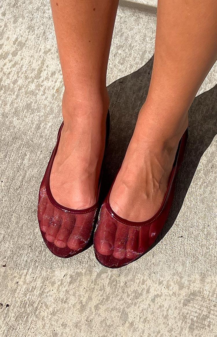 Therapy Arlo Cherry Patent PU Ballet Flats Product Image
