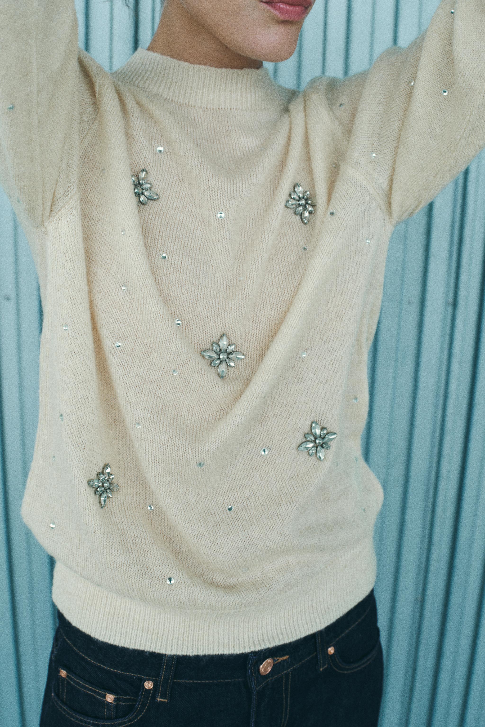 JEWEL KNIT SWEATER Product Image