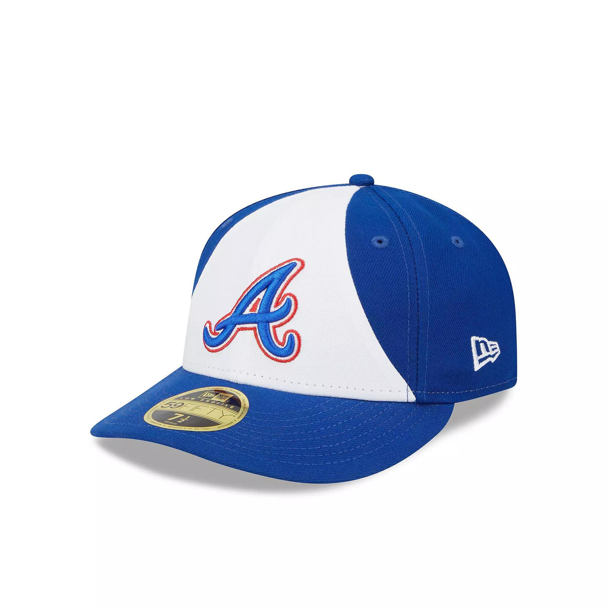 Men's New Era White/Royal Atlanta Braves 2023 City Connect Low Profile 59FIFTY Fitted Hat, Size: 7 3/4 Product Image