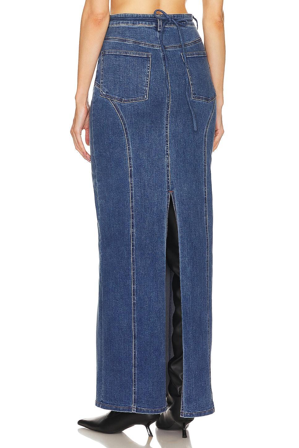 Stretchy Maxi Skirt ROTATE Product Image