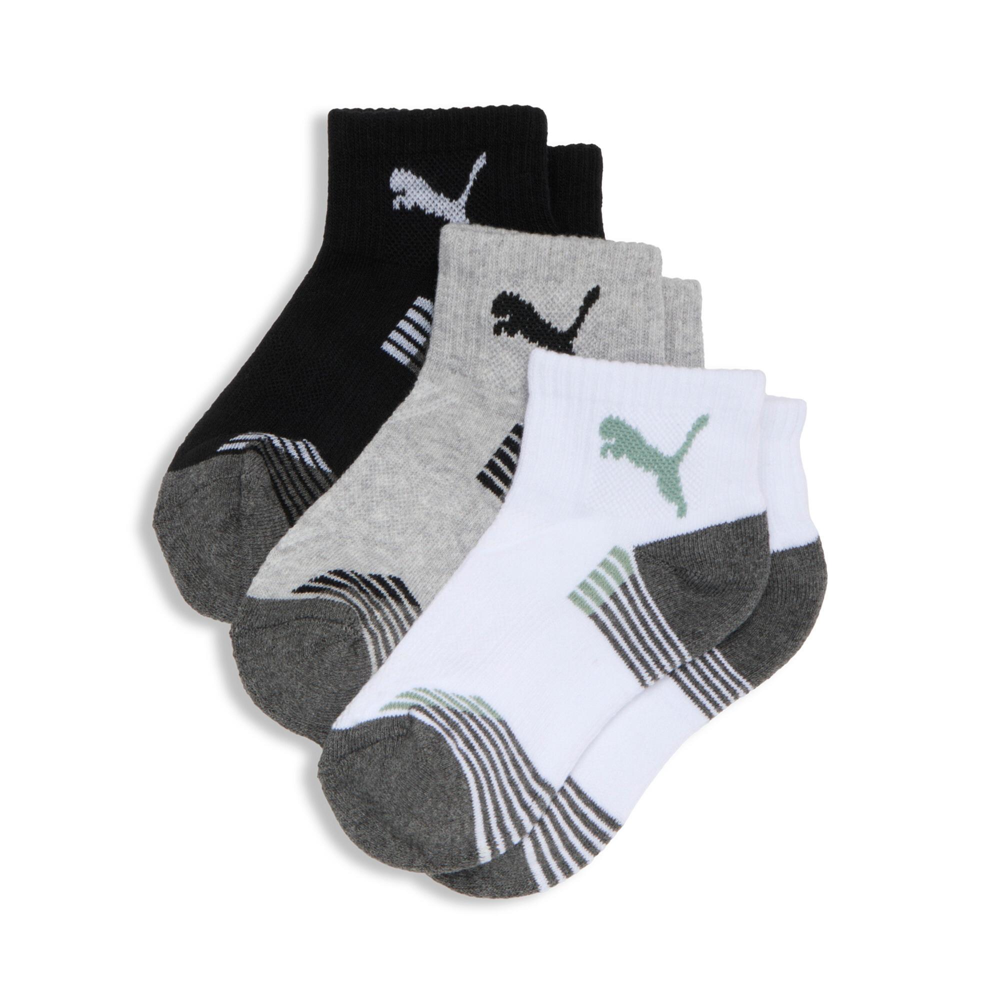 PUMA Men's Half-Terry Crew Lenght Socks (3 Pairs) Product Image