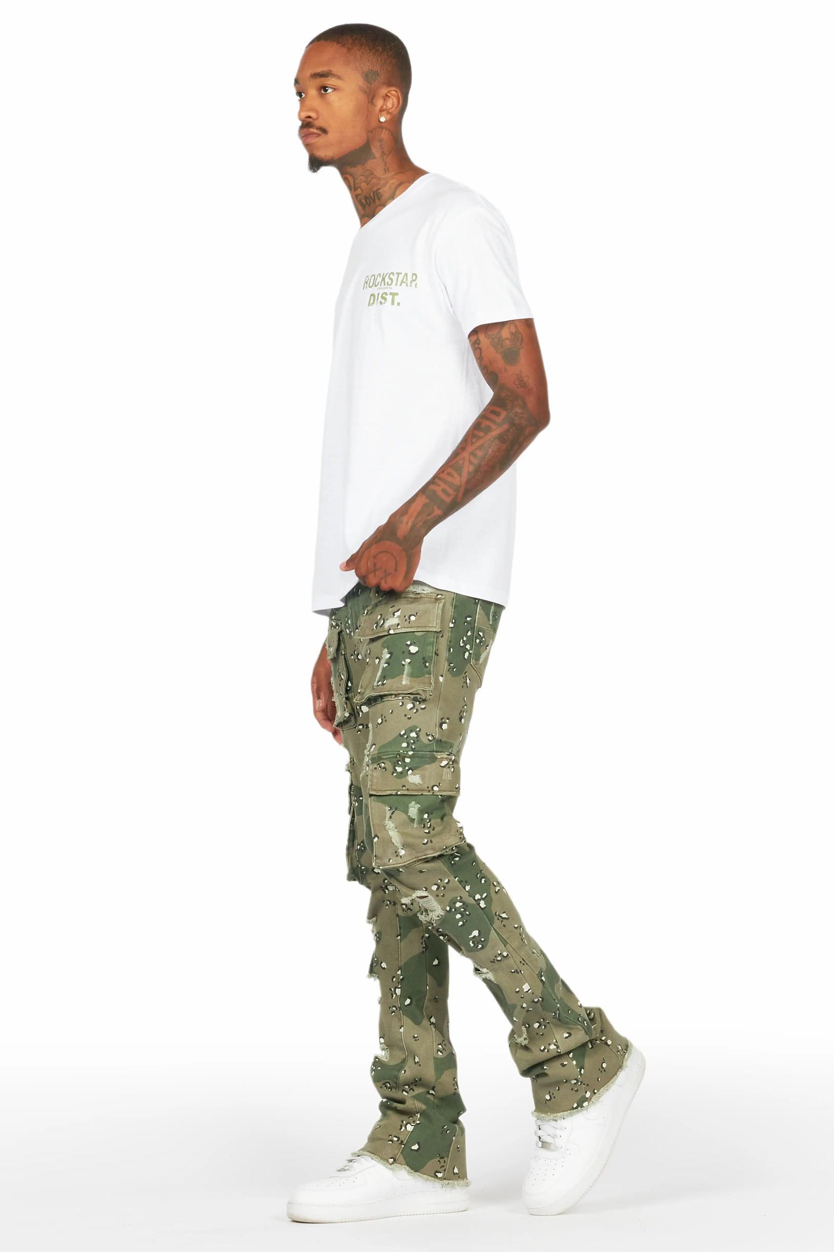 Kade Stacked Flare Jean Male Product Image