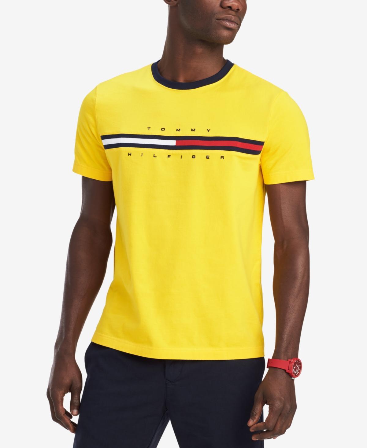Men's Tommy Hilfiger Tino Logo Tee, Size: XL, Blue Product Image