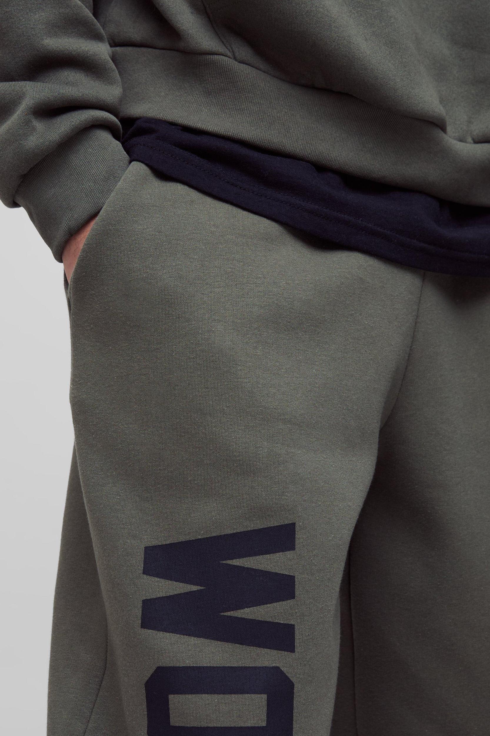 Wide Leg Worldwide Print Sweatpants | boohooMAN USA Product Image