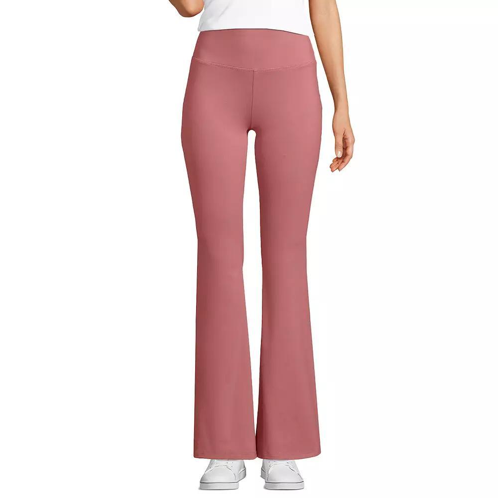 Petite Lands' End High-Rise Slim Flare Active Pants, Women's, Size: XL Petite, Indigo Grey Product Image