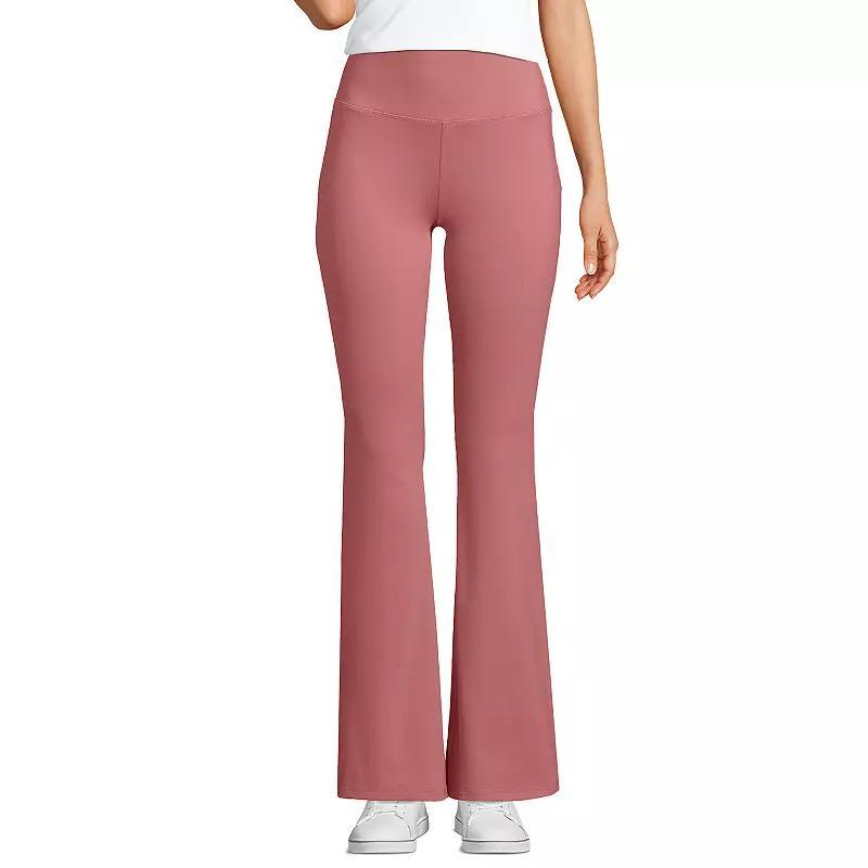 Petite Lands' End High-Rise Slim Flare Active Pants, Women's, Size: XL Petite, Indigo Grey Product Image