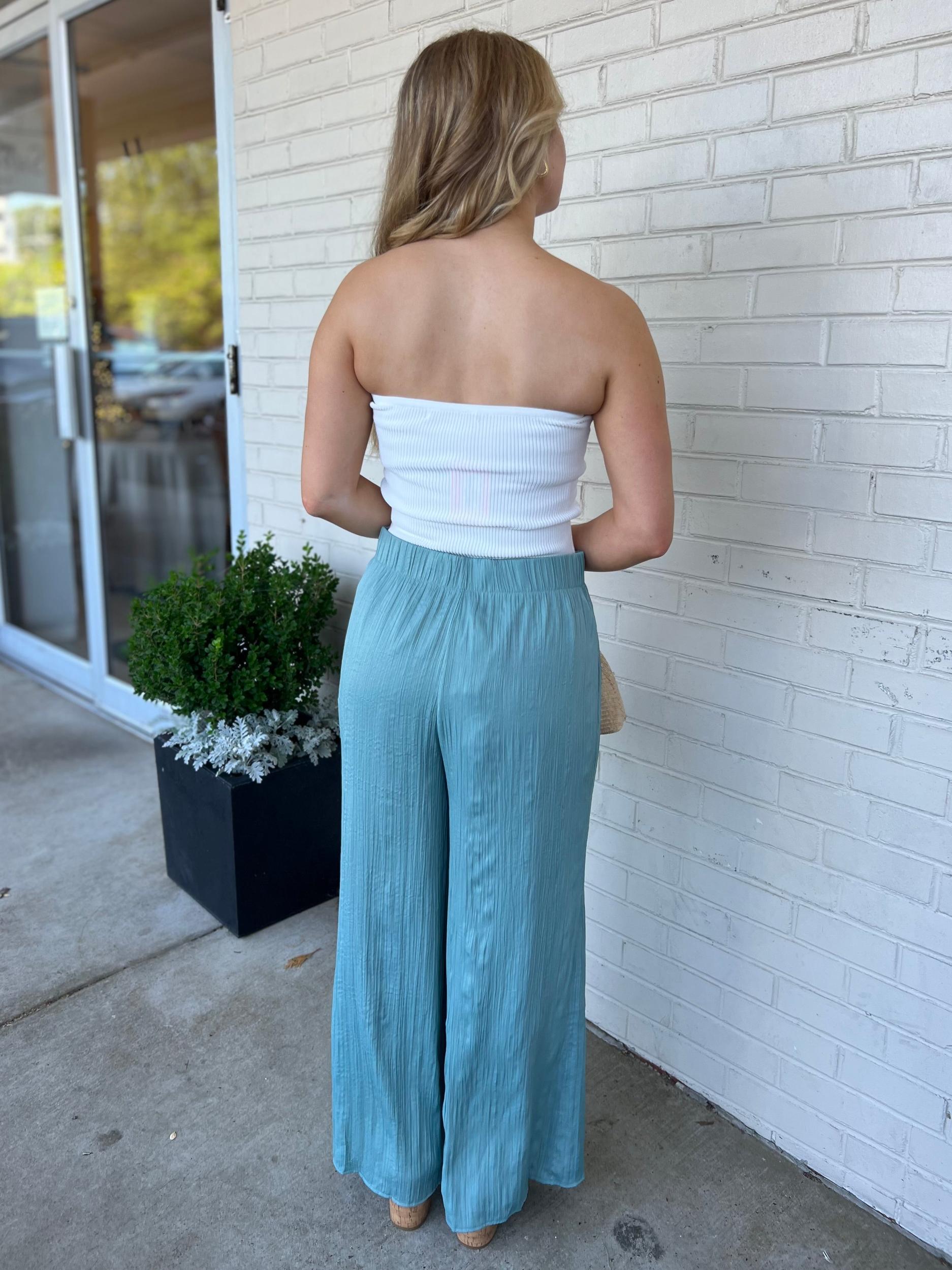 [Z Supply] Sunset Satin Wide Leg Pants Product Image